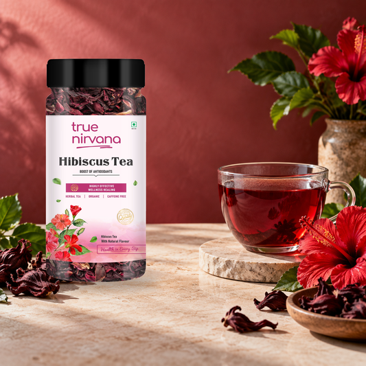 TrueNirvana Hibiscus Flower Herbal Tea - 100g