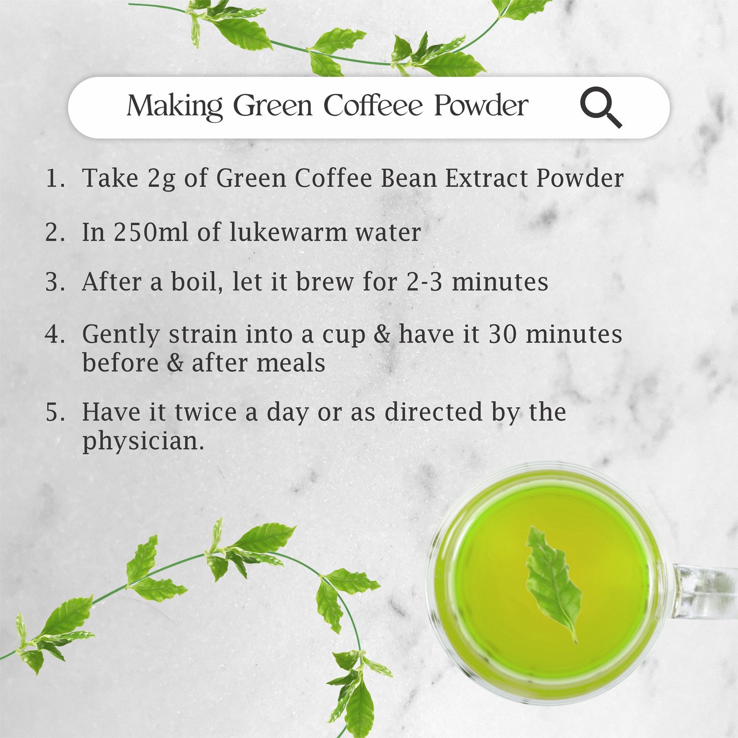 TrueNirvana Green Coffee Powder
