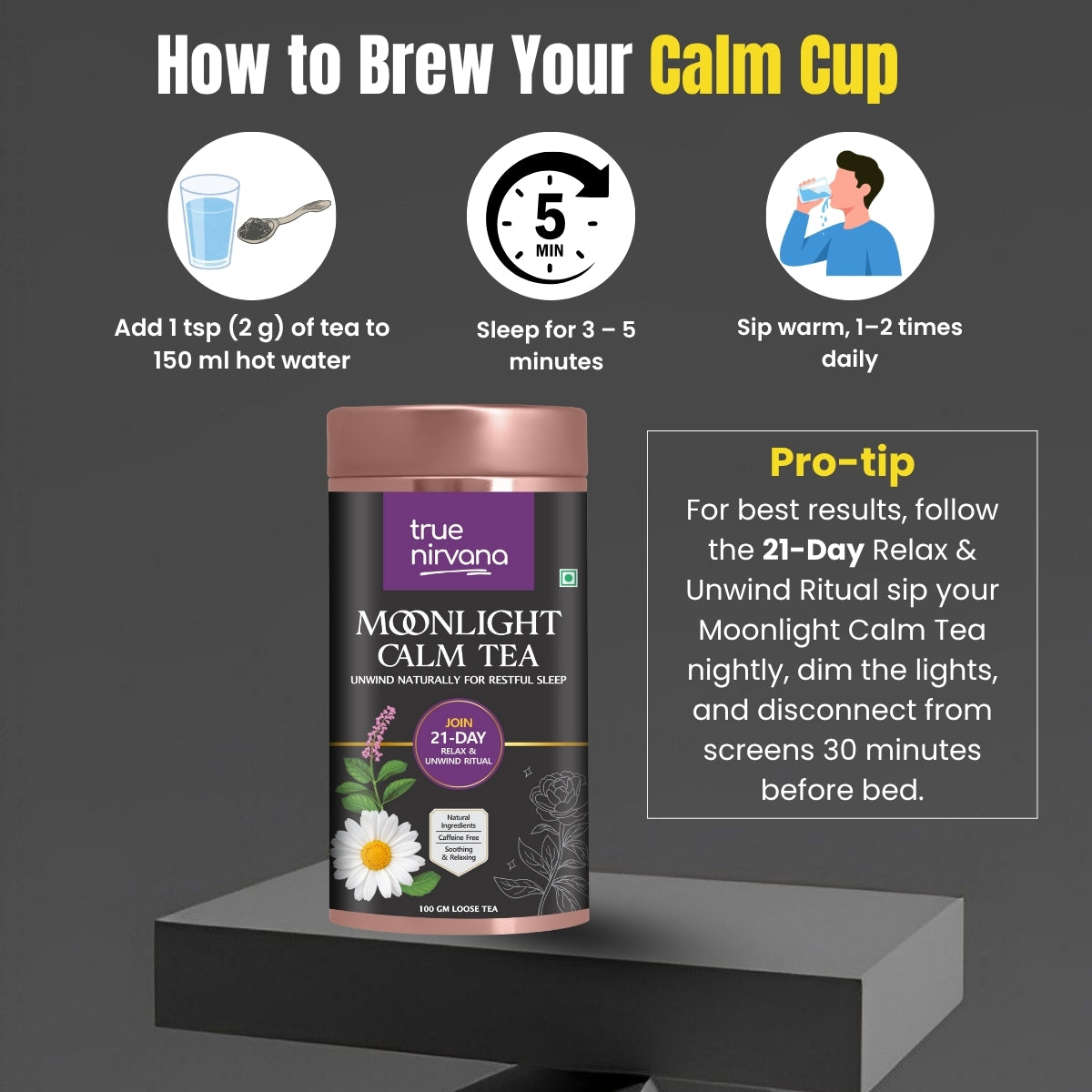 Truenirvana Moonlight Calm Tea - 100g