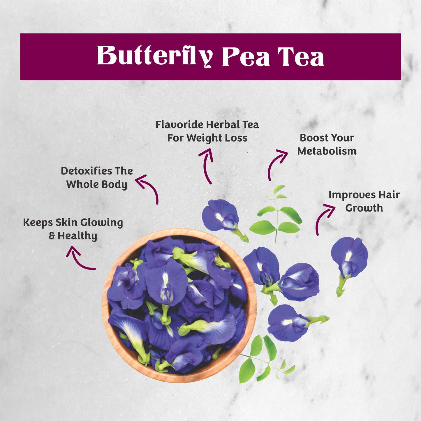 TrueNirvana Butterfly Pea Tea – Relax & Refresh