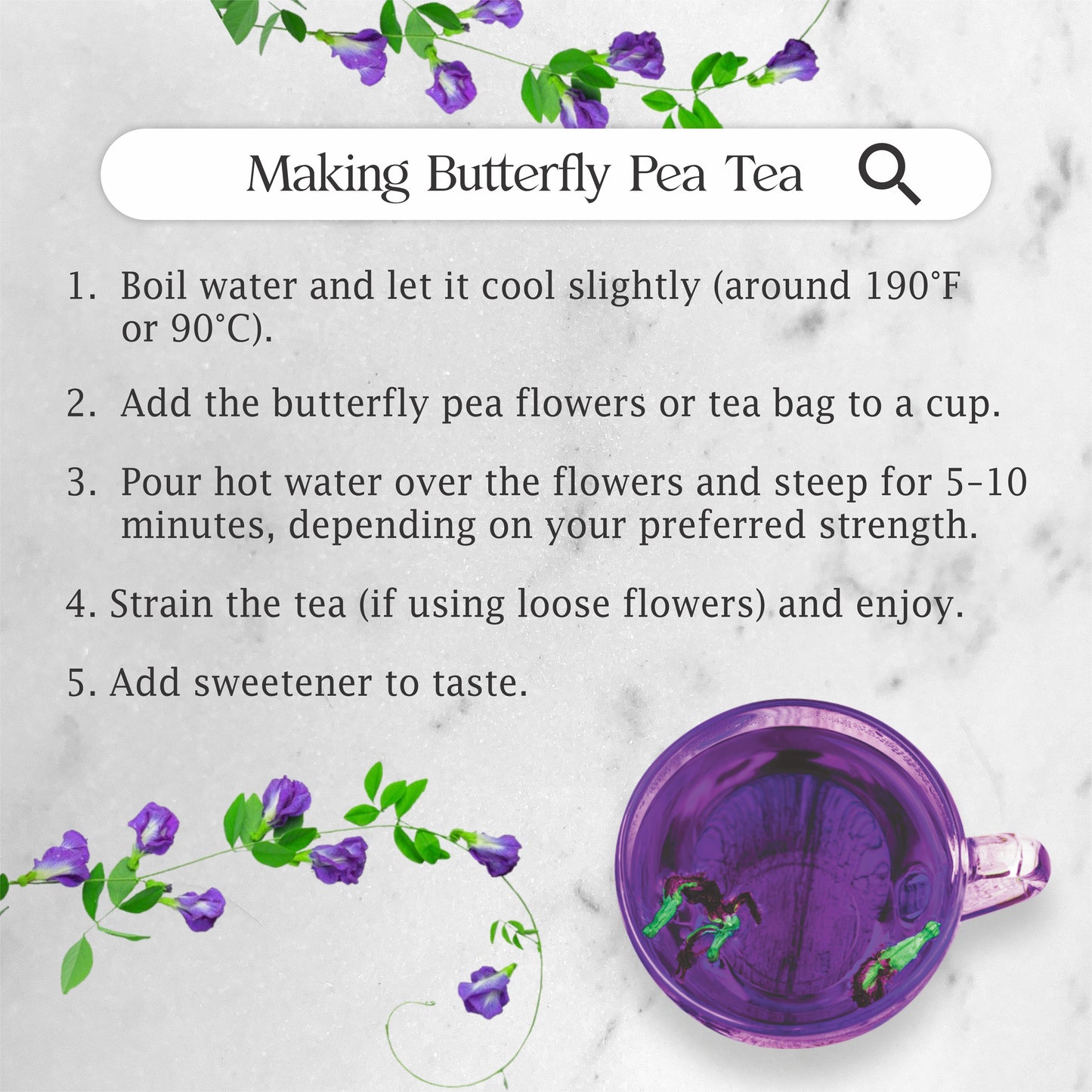 TrueNirvana Butterfly Pea Tea – Relax & Refresh