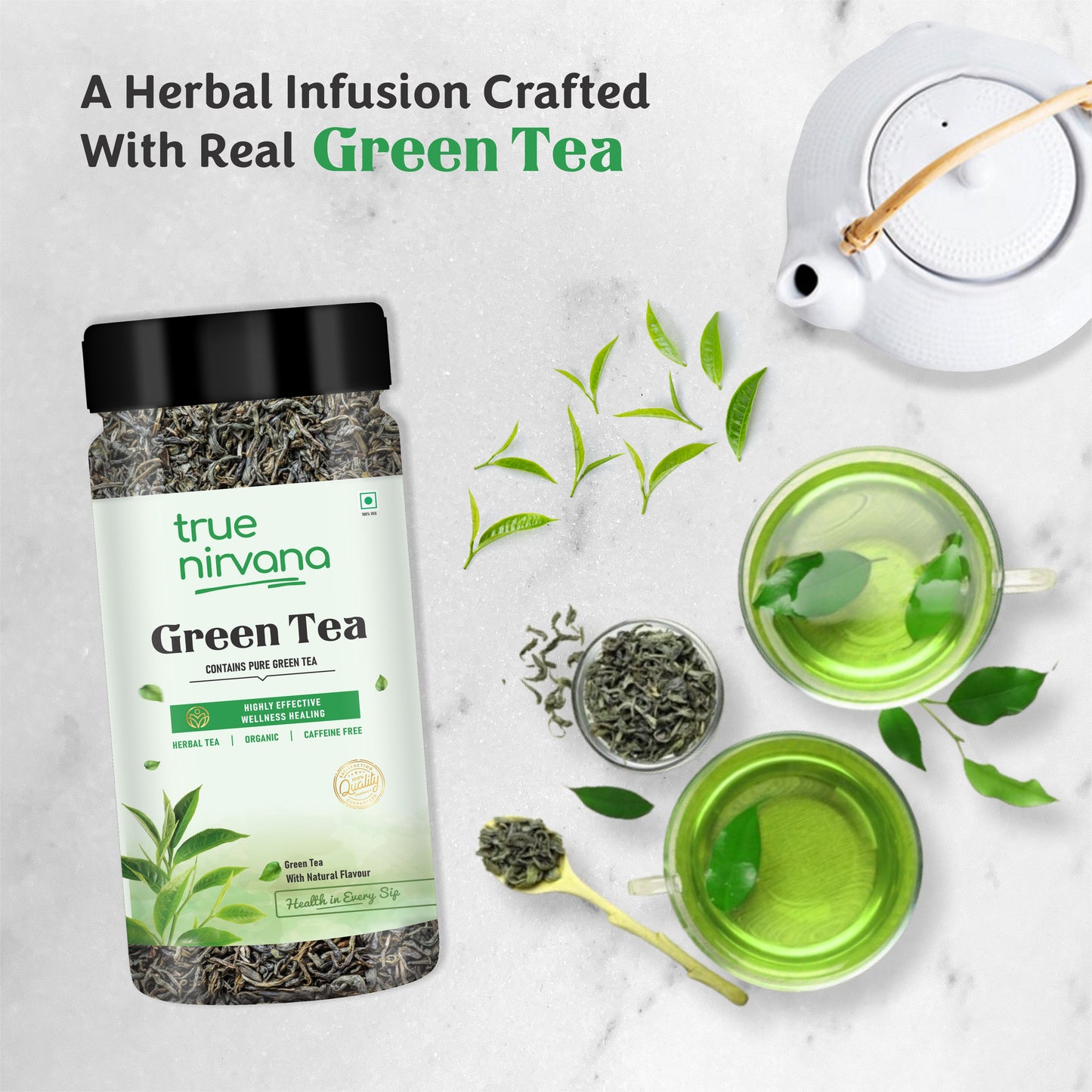 TrueNirvana Green Tea – Natural Detox, Weight Management & Energy