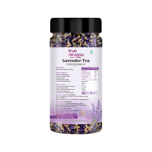 TrueNirvana Lavender Tea – Relaxation & Better Sleep