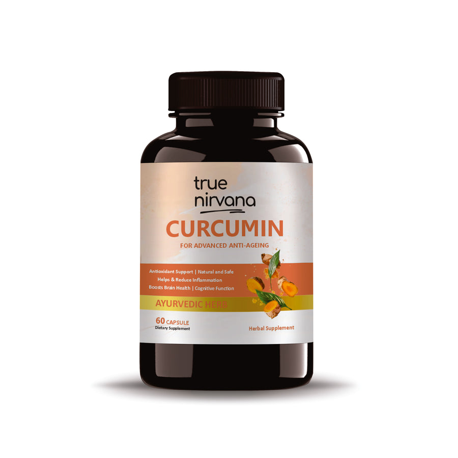 True Nirvana Curcumin Capsules - 60 Veg Capsules
