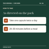 True Nirvana Curcumin Capsules - 60 Veg Capsules 4