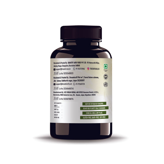 TrueNirvana Triphala Capsules – Digestion, Detox & Immunity (60 Veg Capsules)