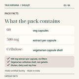 True Nirvana Shilajit Capsules - 60 Veg Capsules 5