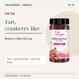 TrueNirvana Hibiscus Flower Herbal Tea - 100g 3