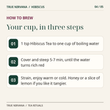 TrueNirvana Hibiscus Flower Herbal Tea - 100g 5