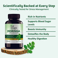 TrueNirvana Moringa Capsules – Energy, Immunity & Detox (60 Veg Capsules)
