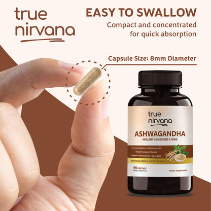 TrueNirvana Shilajit Capsules – Strength, Stamina & Vitality (60 Veg Capsules)