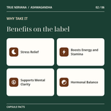 True Nirvana Ashwagandha Capsules - 60 Veg Capsules 2