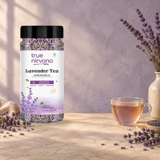 TrueNirvana Lavender Flower Herbal Tea - 100g