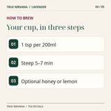 TrueNirvana Lavender Flower Herbal Tea - 100g 5