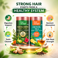 Hair Fall Control Herbal Infusion Tea and Detox Tea Combo