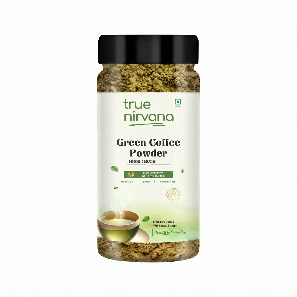 True Nirvana Roasted Arabica Beans Green Coffee Powder