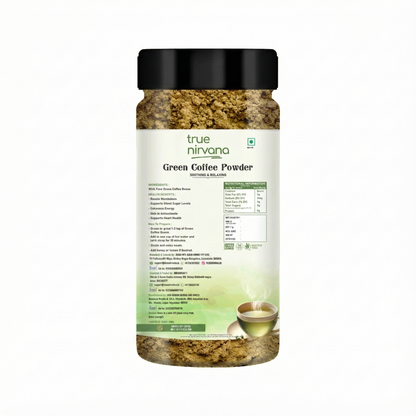 True Nirvana Roasted Arabica Beans Green Coffee Powder