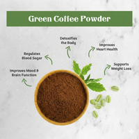 True Nirvana Roasted Arabica Beans Green Coffee Powder