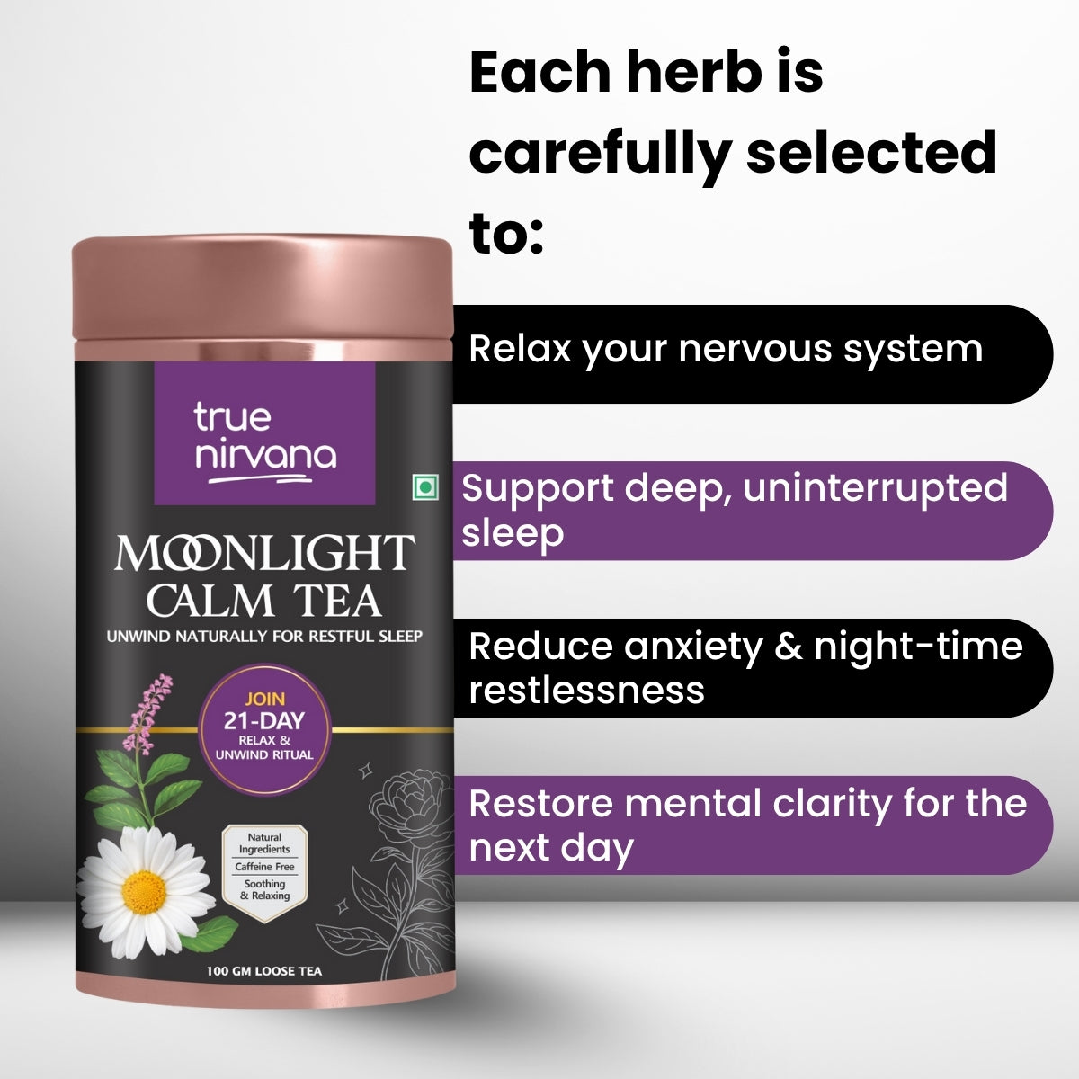 Truenirvana Moonlight Calm Tea - 100g