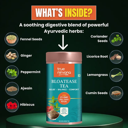 Truenirvana Bloatease Tea - 100g