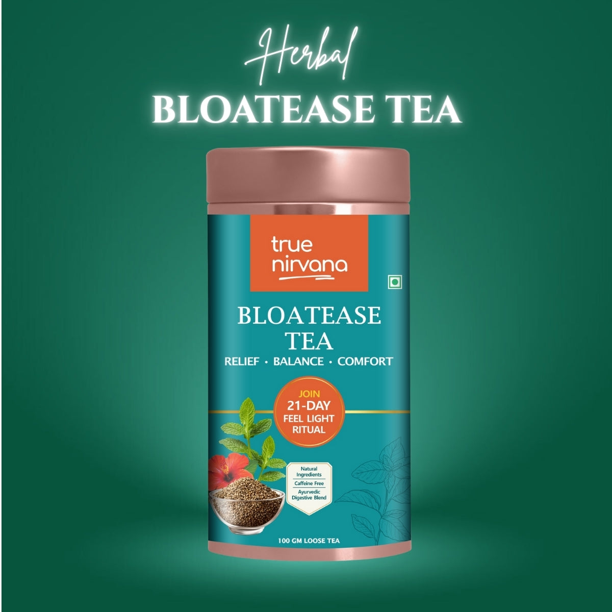 Truenirvana Bloatease Tea - 100g