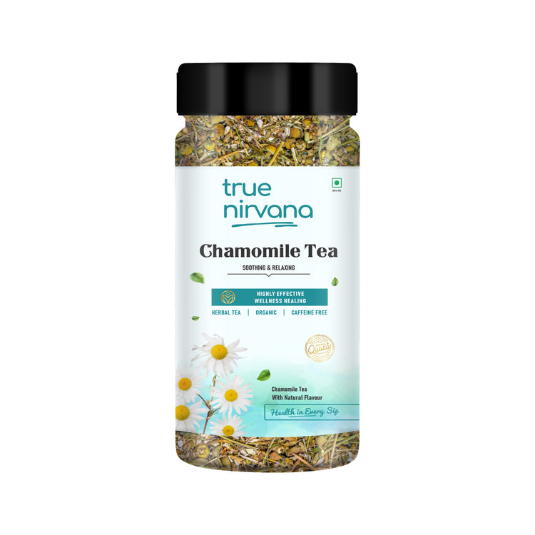 True Nirvana Chamomile Flower Tea pack or product image