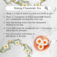 TrueNirvana Chamomile Flower Tea – Calm, Relax & Sleep Support