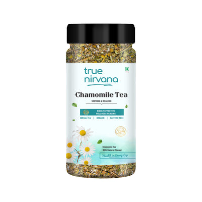 TrueNirvana Chamomile Flower Tea – Calm, Relax & Sleep Support