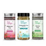 Hibiscus, Chamomile & Green Tea Blend – Calm & Refresh - 50g each 1