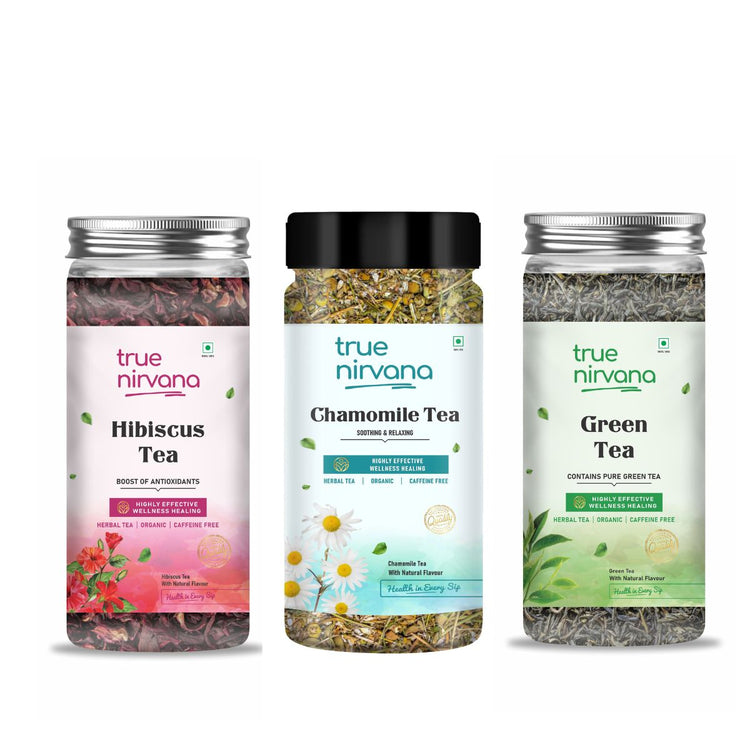 Hibiscus, Chamomile & Green Tea Blend – Calm & Refresh - 50g each pack or product image