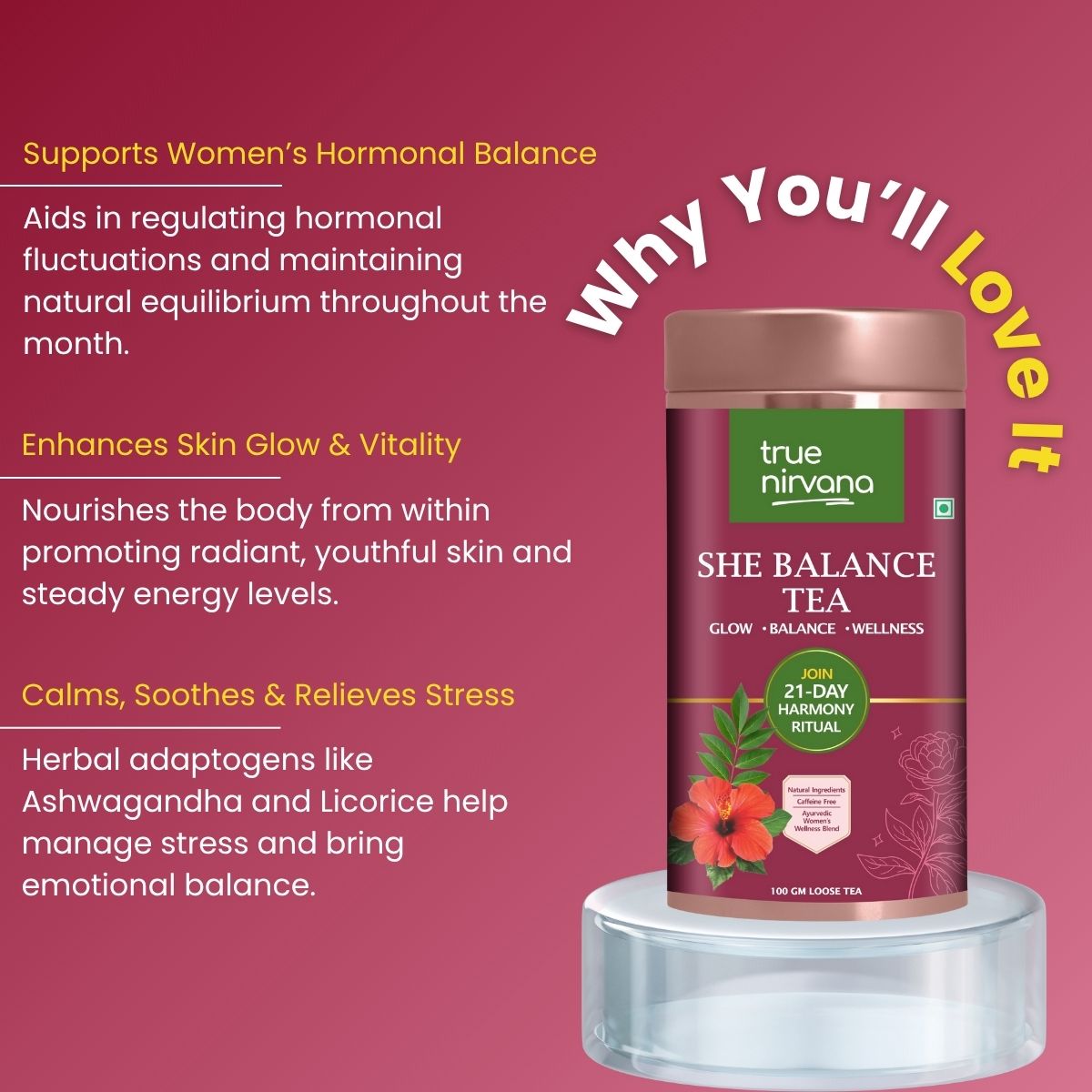 Truenirvana She Balance Tea - 100g