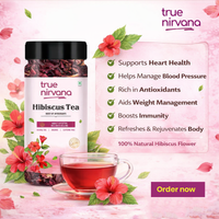 TrueNirvana Hibiscus Flower Tea – Skin Glow & Heart Health